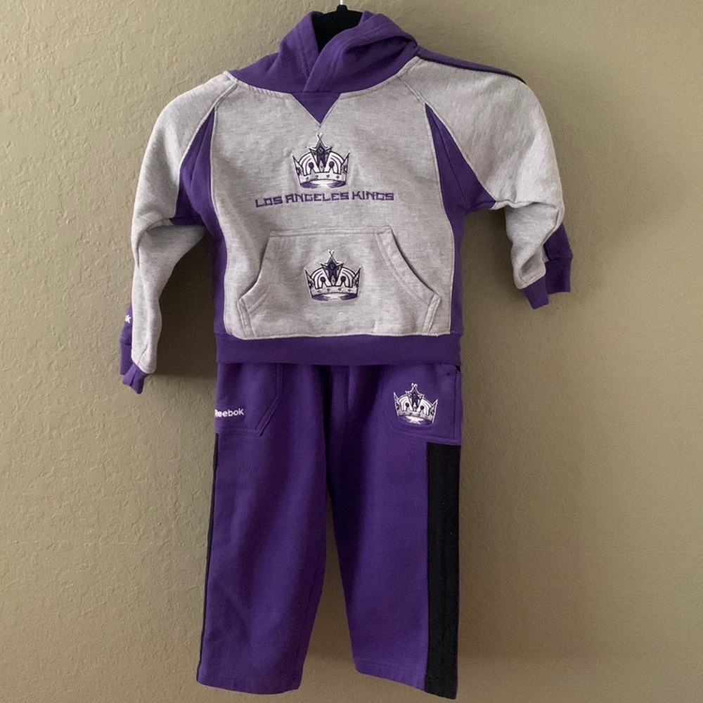 Reebok LA Kings Kids Licensed Sweatsuit
